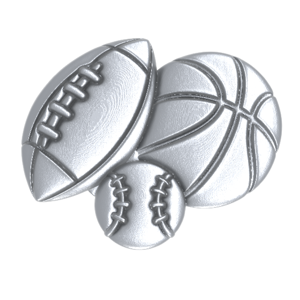 Football, Baseball & Basketball