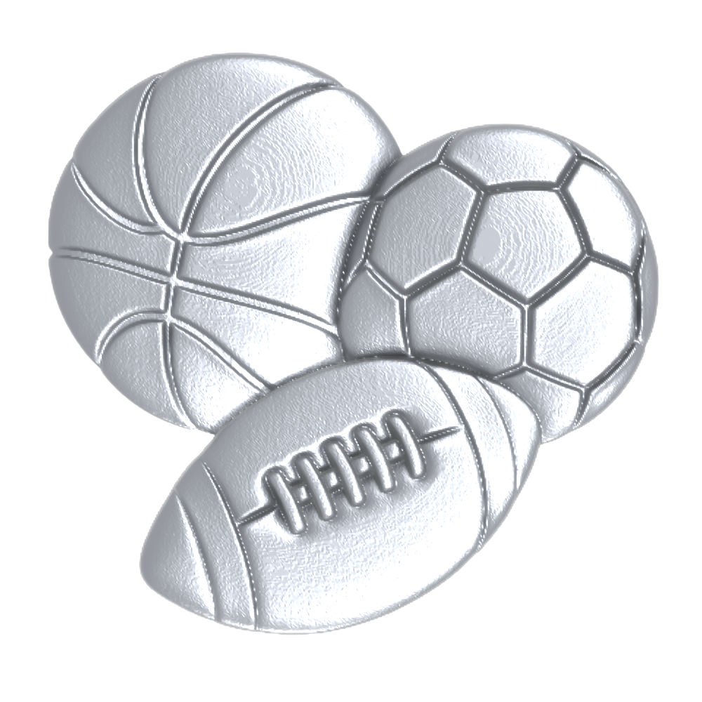 Football, Soccer & Basketball
